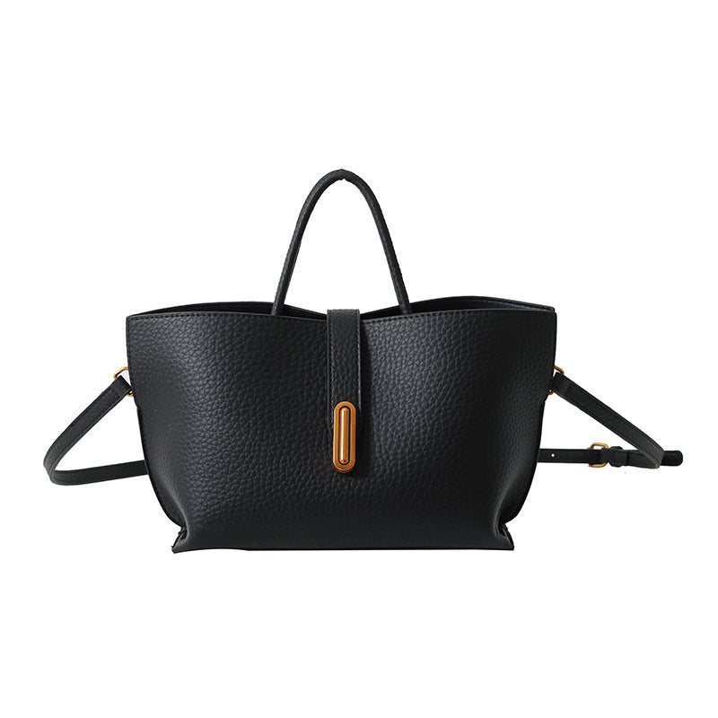 Women's Vintage Commuter Tote - XL Capacity Pebbled PU or Sueded Tote | Convertible Carry & Retro Design